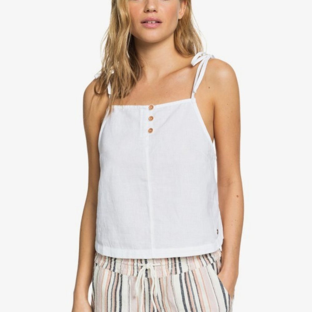 Live Lovely Strappy Top, XS, Seal Salt